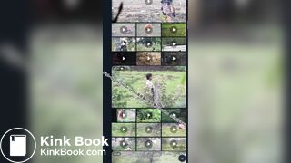 Indian woman poops in the wild