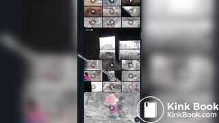 Indian woman poops in the wild