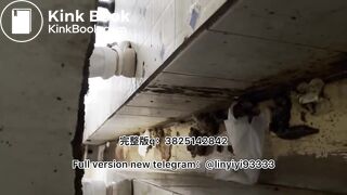 Girl pooping in toilet 002