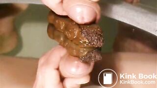 Pousée fécale pour éjaculation matinale