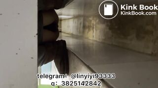 Girl pooping in toilet 006