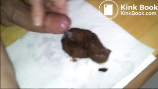 Large suprise rectale et matinale enduite de purée séminale