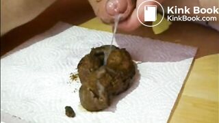 Large suprise rectale et matinale enduite de purée séminale