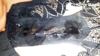 Trois éjaculations dans une très sale culotte