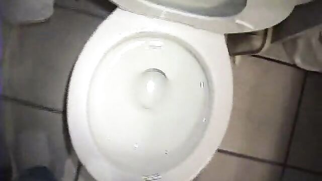 Tasha 003 - idrinkpiss - head over toilet1