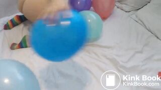 I Love Balloons - Amateur Teen Latina Solo Webcam Show