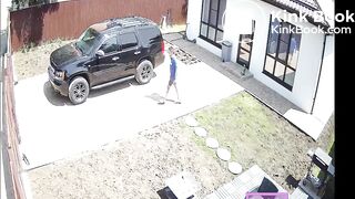 Busty Teen Caught Sucking BF's Cock Outdoors!