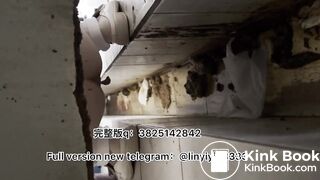 Girl pooping in toilet 015