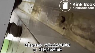 Girl pooping in toilet 016