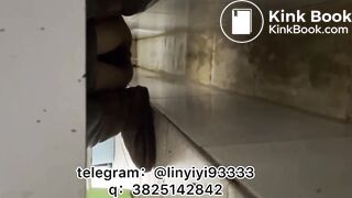 Girl pooping in toilet 016