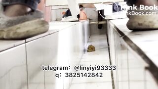 Girl pooping in toilet 017