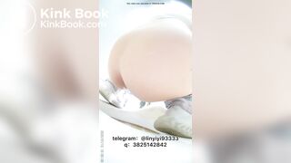 Girl pooping in toilet 018