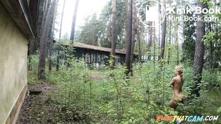 Blonde Solo Girl in Abandoned Sanatorium