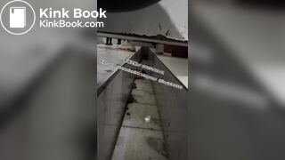 Beautiful girl poops in the toilet 8