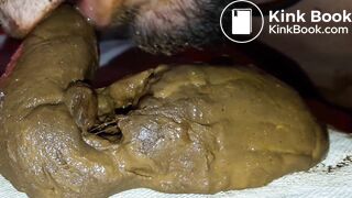 Vidange fécale consistante, dégustation étalage intégral, éjaculation scato