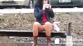 DGP - Sharka wets diapers in public #2