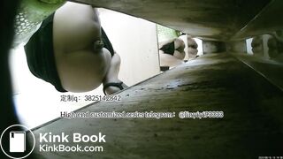 Beautiful girl poops in the toilet 16