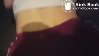 Japanese Bloomers - Groped in red bloomers