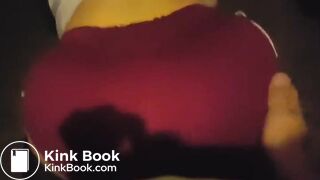 Japanese Bloomers - Groped in red bloomers