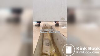 Beautiful girl poops in the toilet 18