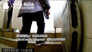 Beautiful girl poops in the toilet 25