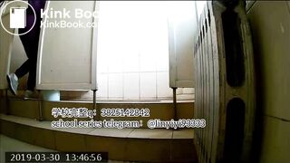 Beautiful girl poops in the toilet 25