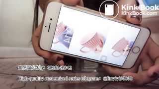 Beautiful girl poops in the toilet 28