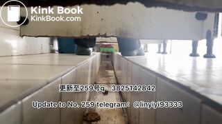 Beautiful girl poops in the toilet 33