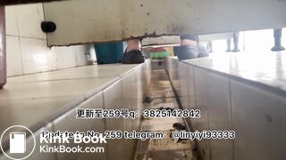 Beautiful girl poops in the toilet 33