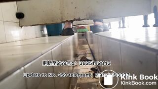 Beautiful girl poops in the toilet 33