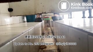 Beautiful girl poops in the toilet 33