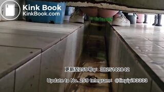 Beautiful girl poops in the toilet 34