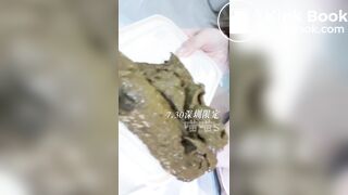 Beautiful girl poops in the toilet 37