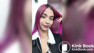 Teen dildoing her asshole at work dirty scat