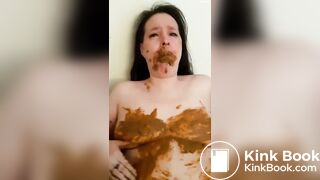 Chubby girl scat swallow