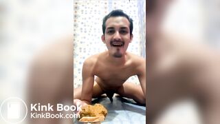 eating a shit sandwich