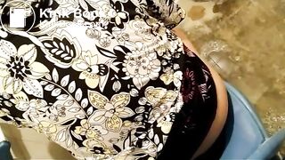 Muslim mom poops in the toilet