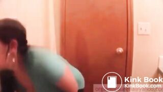 Girl poops in panty
