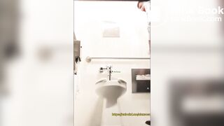 Hot Daddy Big Cock Spy in Toilet