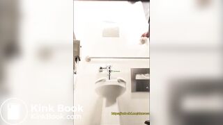 Hot Daddy Big Cock Spy in Toilet