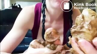 slut scat eat teen