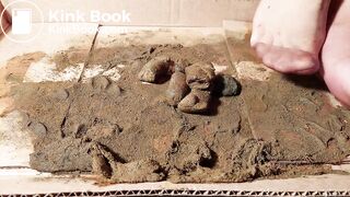 pantyhose milf in very messy scat 3