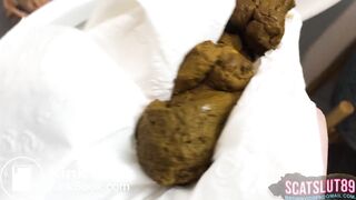 Trans Babe with Rough Heels Shits a Big Log