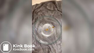 Inserting one of my turds into woman’s asshole