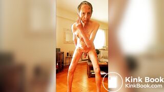 wally zombie with shit on his face