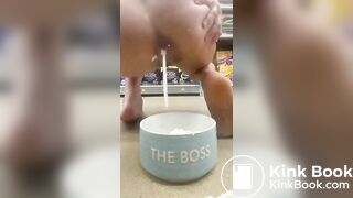 shitting in and isle at walmart