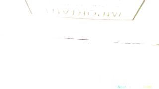 cute girl grabs her poop with toilet paper