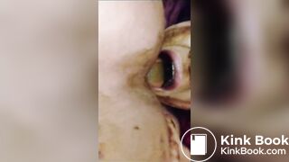 Jasmine licking dirty ass and take shit