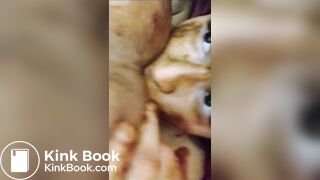 Jasmine licking dirty ass and take shit