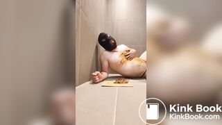 Chastity scat eating and puking